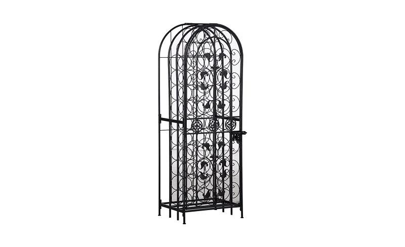 Stylish Wine Rack Cabinet for Efficient Storage and Display of Bottles and Glassware