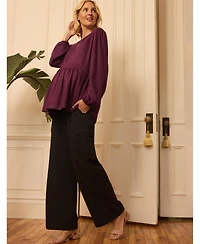 Motherhood Maternity Under the Belly Utility Cargo Relaxed Fit Pant