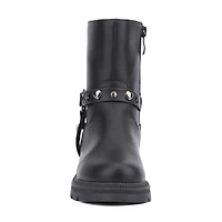 Olivia Miller Girls Harness Lug Sole Boots