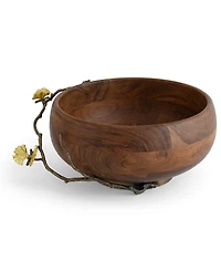 Michael Aram Butterfkly Ginkgo Wood Bowl