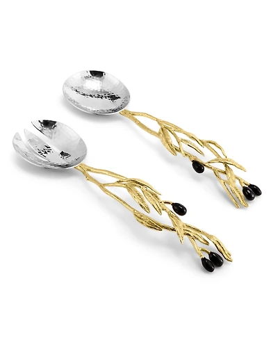 Michael Aram Olive Branch Serving Set, Set of 2
