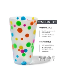 Pint Glasses: 6 pk - Polka Dots