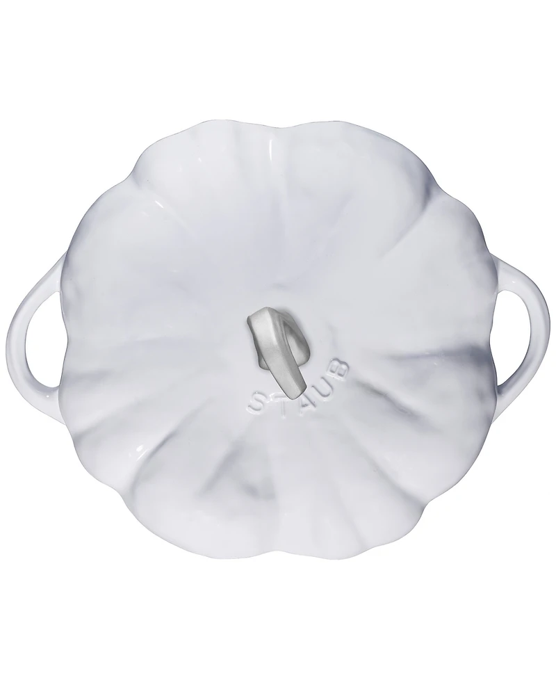 Staub Enameled Cast Iron 3.5-Qt Pumpkin Dutch Oven