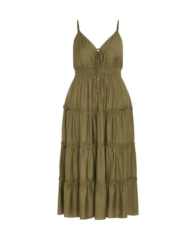 City Chic Plus Aiza Maxi Dress