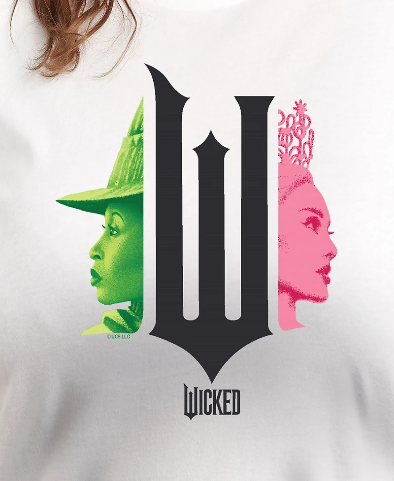 Hybrid Apparel Plus Wicked Elphaba Glinda Graphic Tee