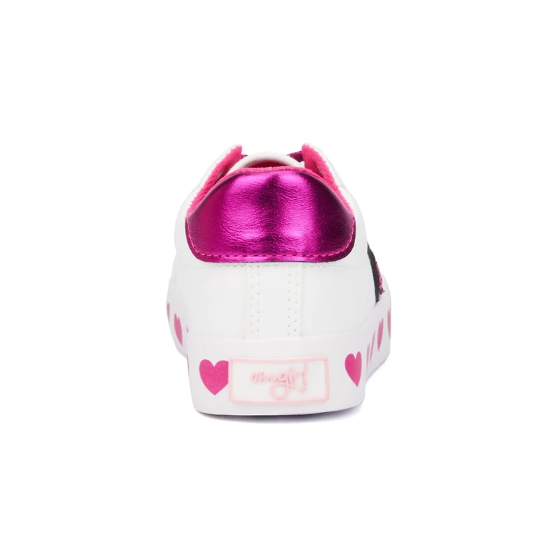 Olivia Miller Little Girls Heart Outsole Low Top Sneaker