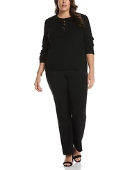 Rafaella Plus Stretch Crepe Classic Fit Pants