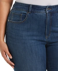 Rafaella Plus Modern Fit Straight Leg Ankle Jeans