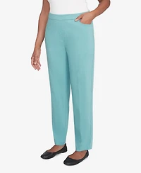 Alfred Dunner Women's Lake Victoria Pull-On Millennium Average Length Pants