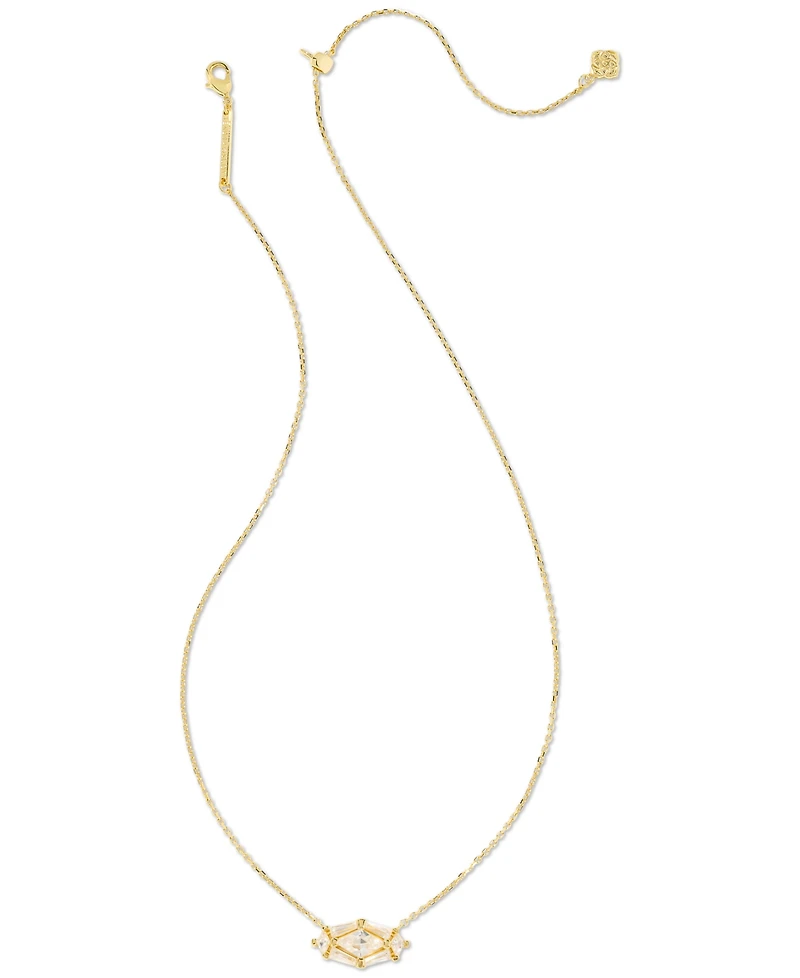 Kendra Scott Gold-Tone Lindy Rae Elisa 17-2/5" Short Pendant Necklace
