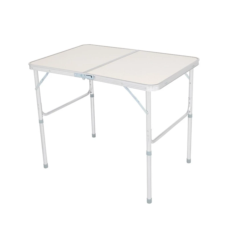 Slickblue Home Use Aluminum Alloy Folding Table – White