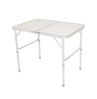 Slickblue Home Use Aluminum Alloy Folding Table – White