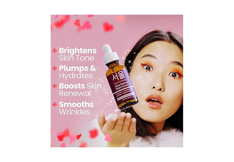 Seoul Ceuticals Korean Skin Care Ultra Retinol Night Serum K Beauty Skincare