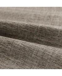 Awesome Home Linen Texture Blackout Grommet Curtains Pair (2 Panels