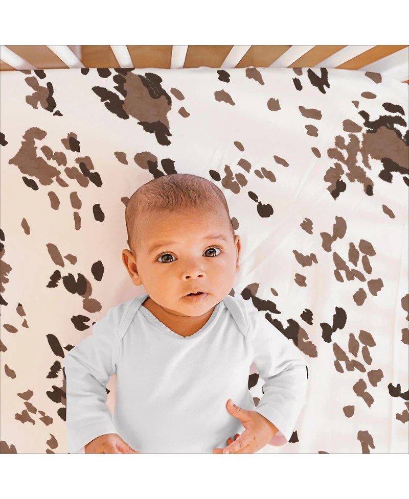 The Peanutshell Crib Bedding Set for Baby Boys, Boho Farm, 3 Pieces