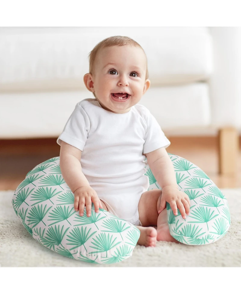 The Peanutshell Nursing Pillow for Breastfeeding, Breast Feeding Pillows for Babies, New Baby Essentials, Boho Botanical