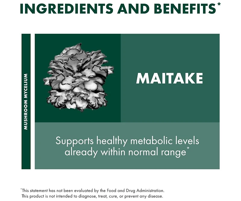 Host Defense Maitake Capsules - Immune & Cellular Health Support Supplement - Dietary Herbal Supplement with Maitake Mushroom & Mushroom Mycelium