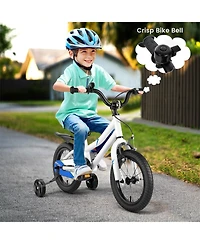Hongge 14 Inch Kids Bike with 2 Training Wheels for 3-5 Years Old