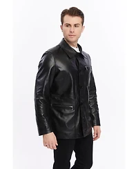 Furniq Uk Men's Genuine Leather Jacket