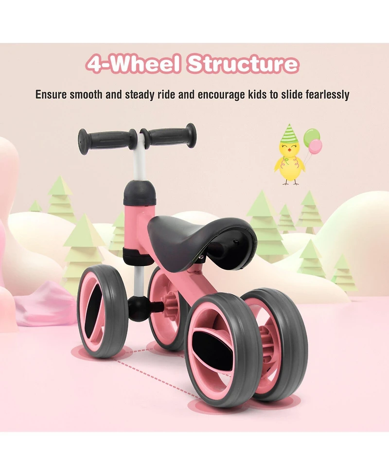 Hongge 4 Wheels Baby Balance Bike Toy