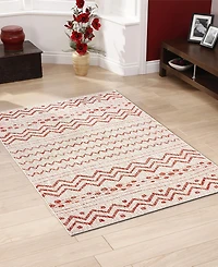 Closeout! Lr Home Sunny SUNSH81242 7'9" x 9'9" Outdoor Area Rug