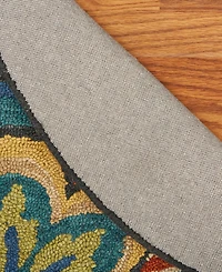 Lr Home Radiance Rdc-026 4' x 4' Round Area Rug