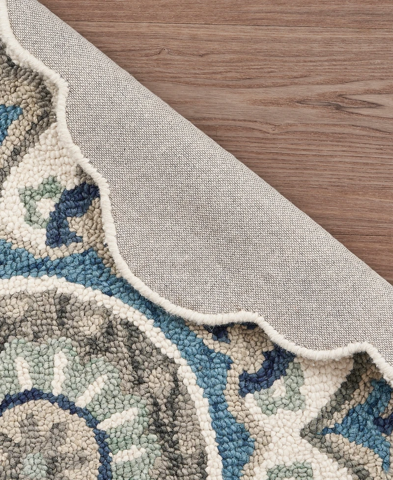 Lr Home Radiance Rdc-094 6' x 6' Round Area Rug