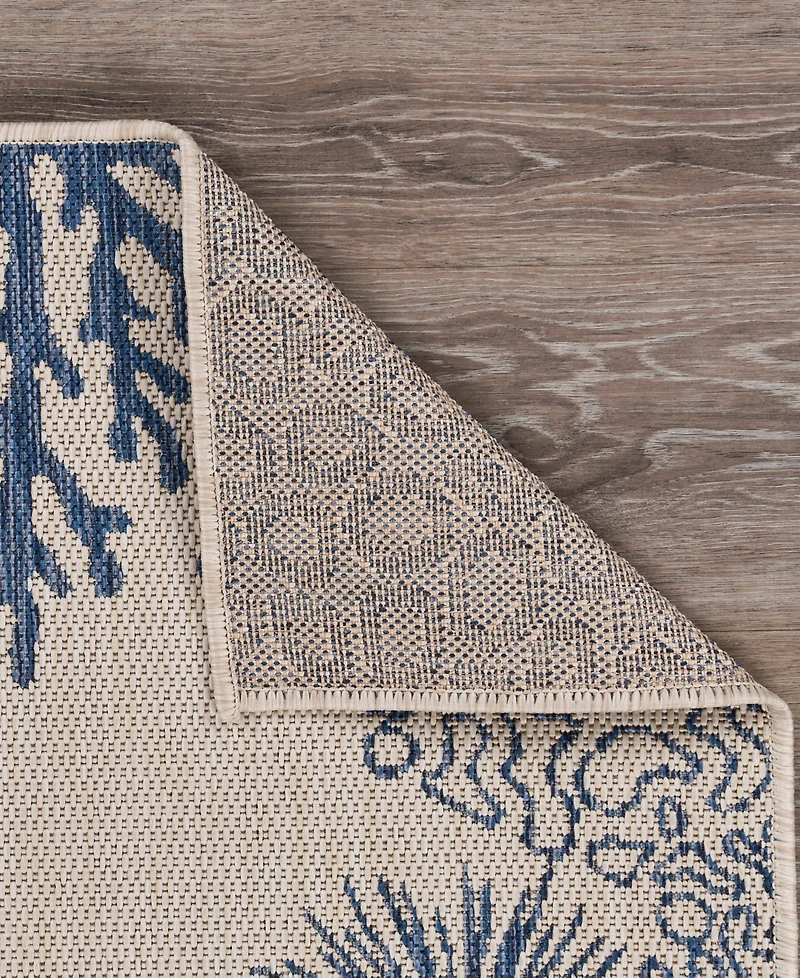 Lr Home Sean Seade-873 5'3" x 7' Outdoor Area Rug