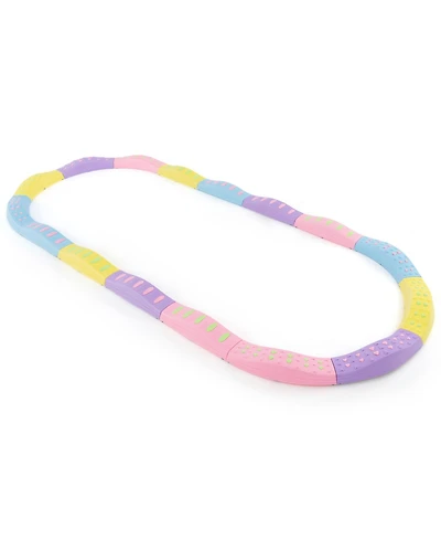 Hongge Colorful Kids Wavy Balance Beam with Textured Surface and Non-slip Foot Pads