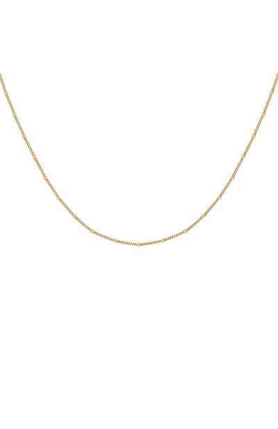 Karma and Luck Endless Link - Diamond Cut Gold Necklace