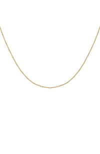 Karma and Luck Endless Link - Diamond Cut Gold Necklace