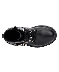 Olivia Miller Little Girls Star Bright Combat Boots