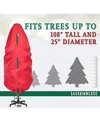 Florida Brands Upright Christmas Tree Storage Bag For Topiary and Holiday Tree up to 9 ft Tall