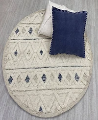 Closeout! Lr Home Sweet SINUO54112 4' x 4' Round Area Rug
