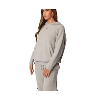 Edikted Women's Wynter Oversized Knit Hoodie