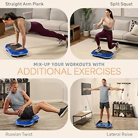 LifePro Waver Vibration Plate - Full Body Fitness Platform with Loop Bands for Weight Loss & Toning