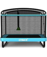 Gymax 6FT Recreational Kids Trampoline W/Swing Safety Enclosure Indoor/Outdoor Orange