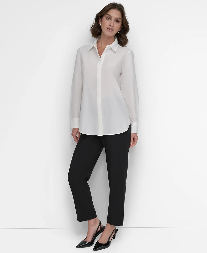 Dkny Women's Button-Front Blouse