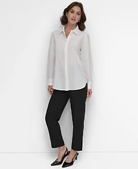 Dkny Women's Button-Front Blouse