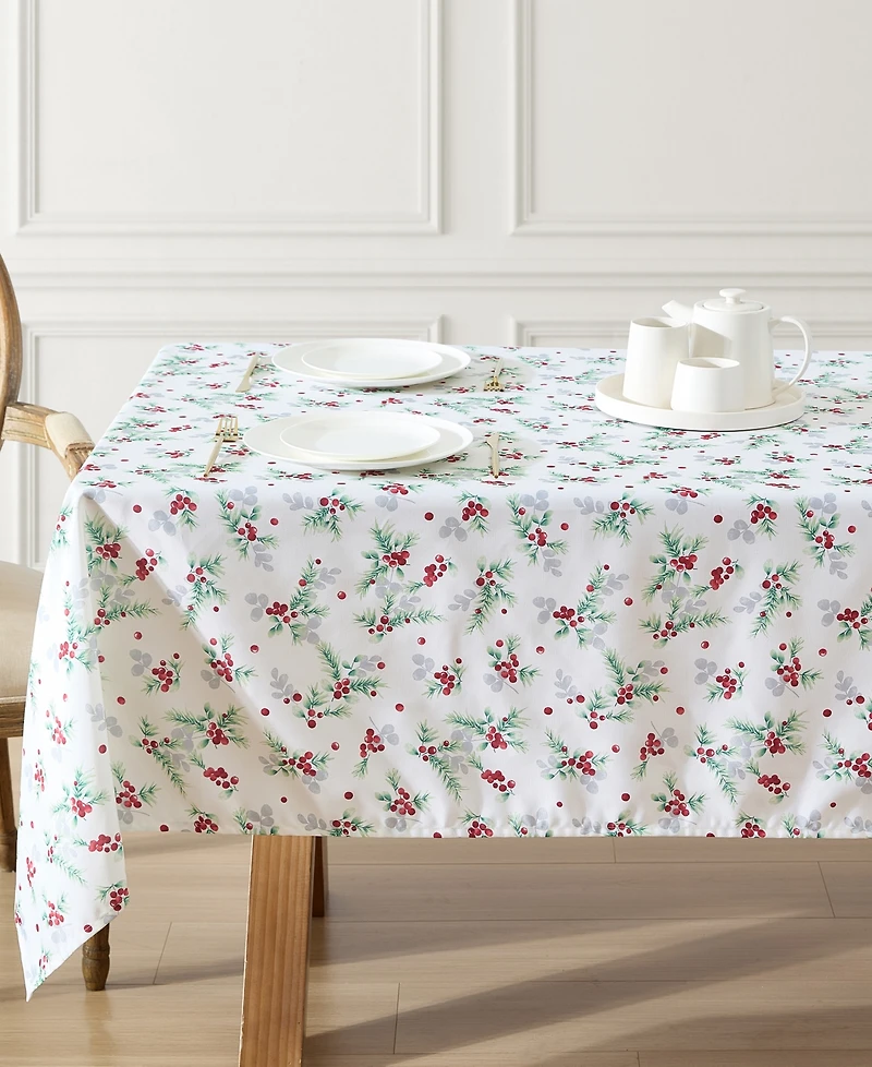 Laura Ashley Easy Care Holiday Tablecloth
