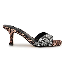 Nine West Women's Rokke Slip-On Tapered Heel Sandals