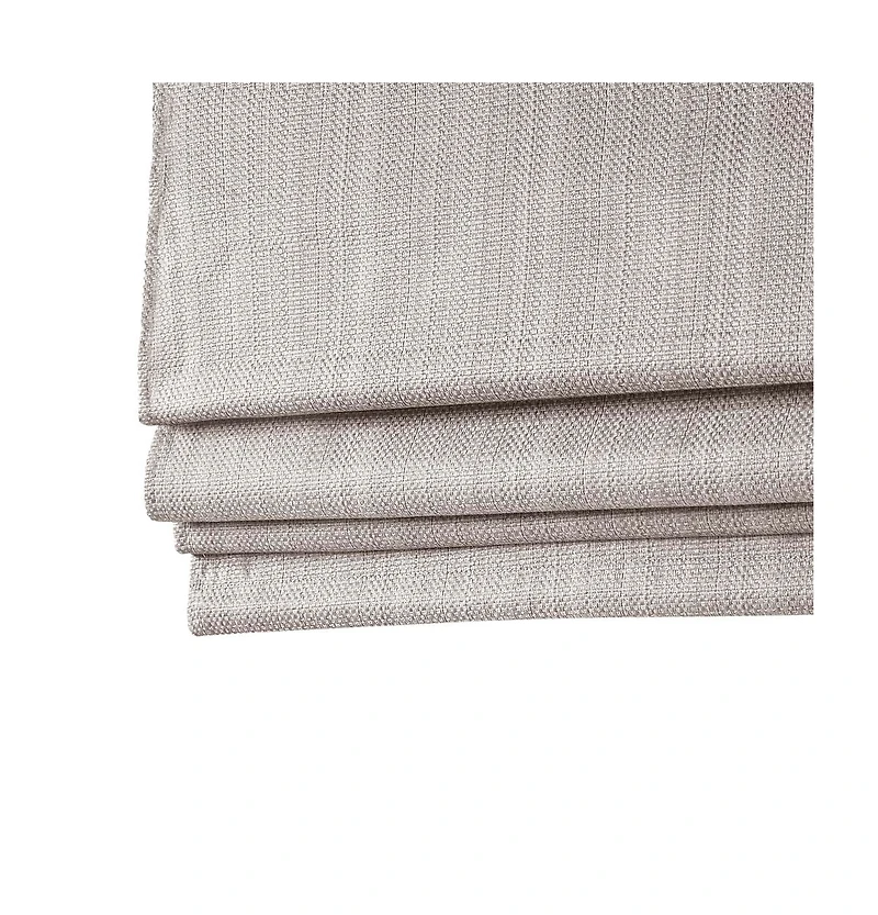 Madison Park Basketweave Room Darkening Cordless Roman Shade, Single Panel for Bedroom, Thermal Insulated Window Blind Treatment for Living Room
