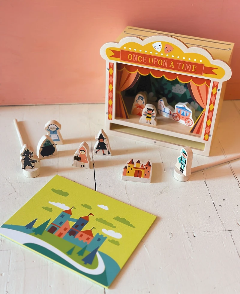 Mentari Toys Wooden Tabletop Theatre