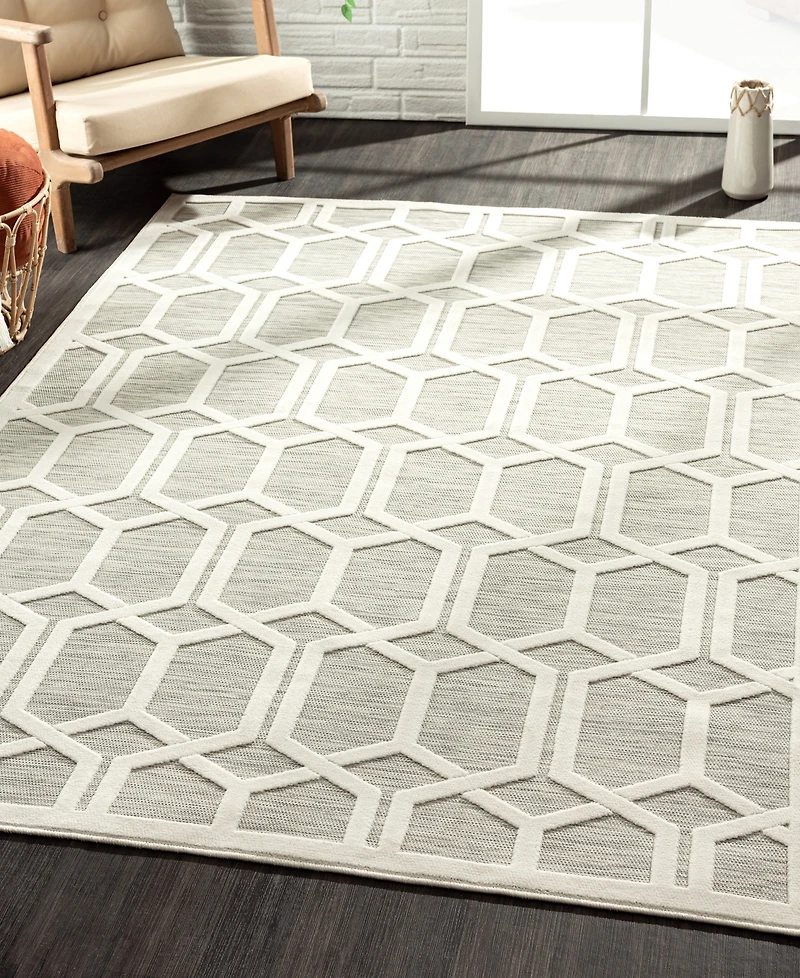 Lr Home Vance-107 7'9" x 9'9" Outdoor Area Rug