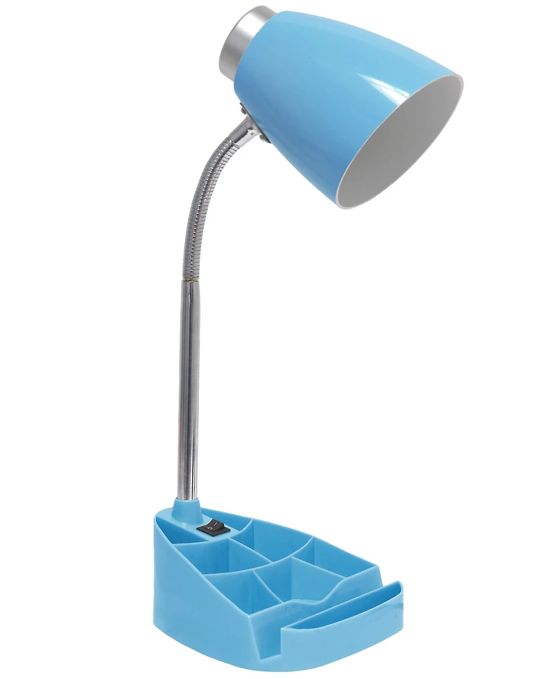 Creekwood Home 18.5" Flexible Gooseneck Organizer Desk Lamp