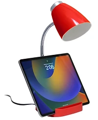 Creekwood Home 18.5" Flexible Gooseneck Organizer Desk Lamp