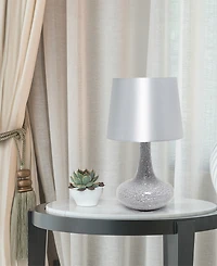 Creekwood Home 14.17" Patchwork Crystal Glass Table Lamp