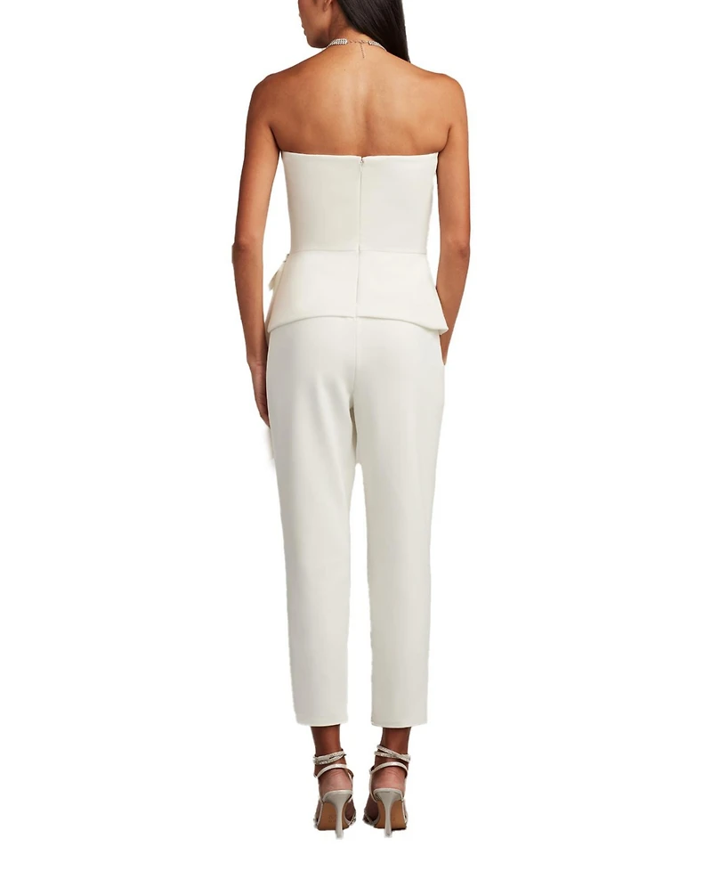 Tadashi Shoji Women's Banks Bow Waist Jumpsuit