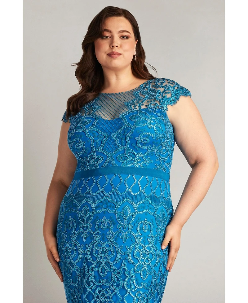 Tadashi Shoji Miranda Sequin Embroidered Dress