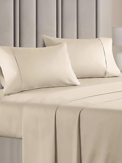 4 Piece Sheet Set 100% Cotton 1000 Thread Count